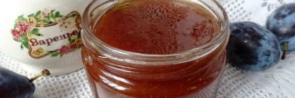 сливовое варенье с базиликом