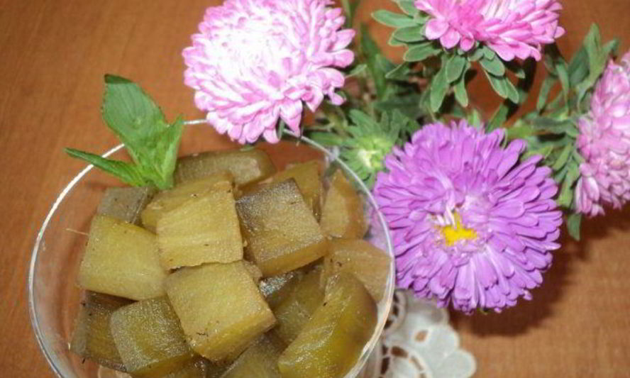 Рецепт цукатов из баклажан