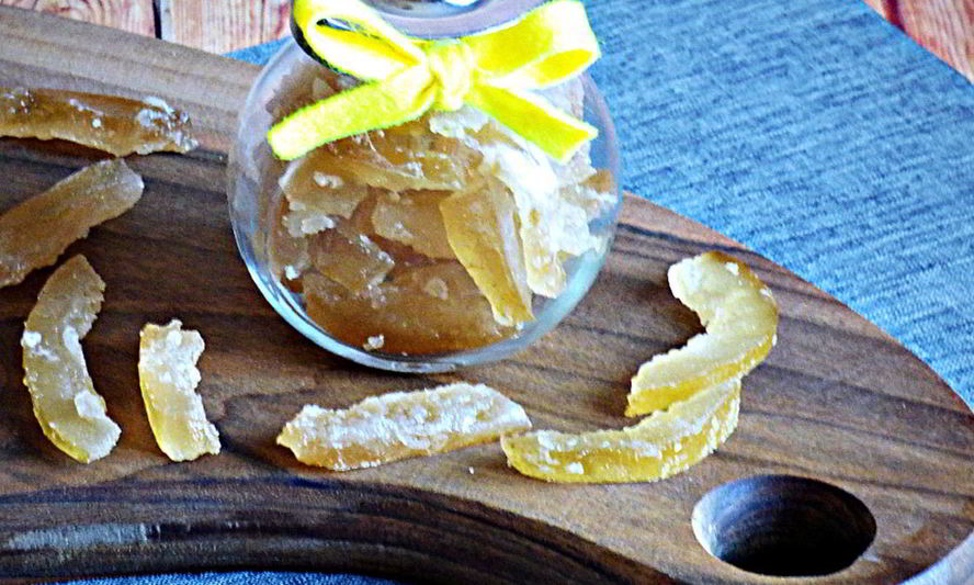 Рецепт цукатов из помело