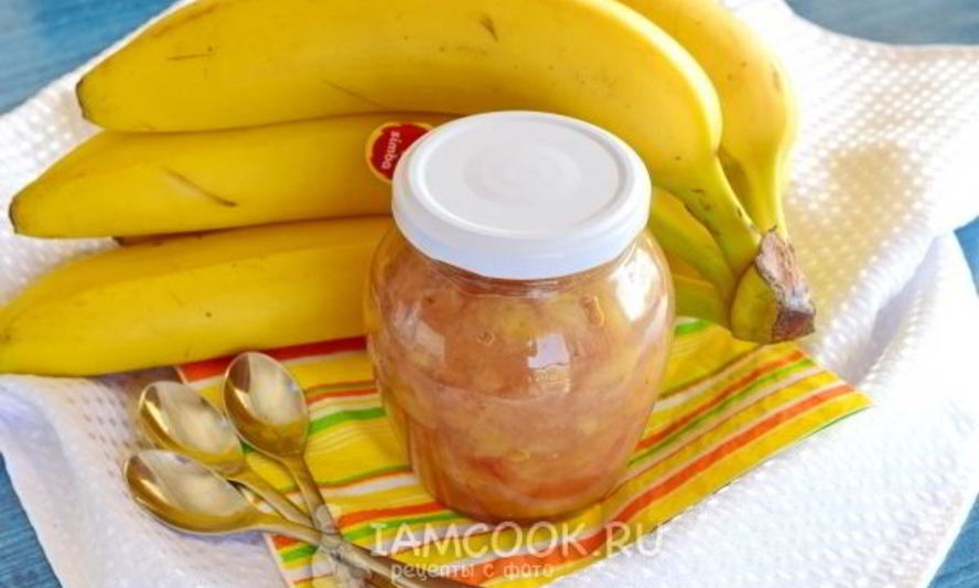 Рецепт варенья из бананов