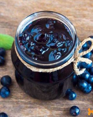 Варенье из черники с лимоном