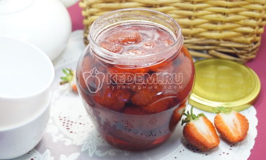 Рецепт варенья из клубники с целыми ягодами