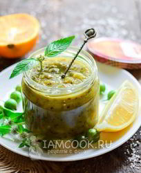 Варенье из крыжовника с лимоном и апельсином