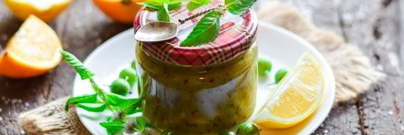 варенье из крыжовника с лимоном и апельсином
