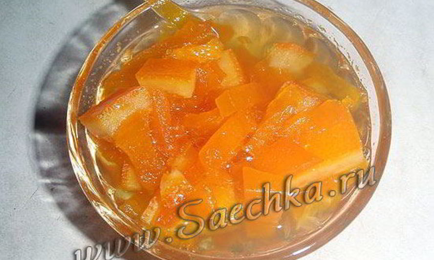 Рецепт варенья из тыквы с апельсинами