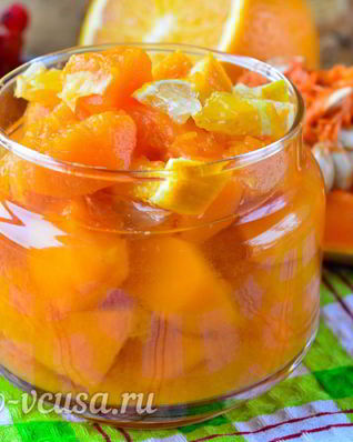 Варенье из тыквы с апельсином и лимоном