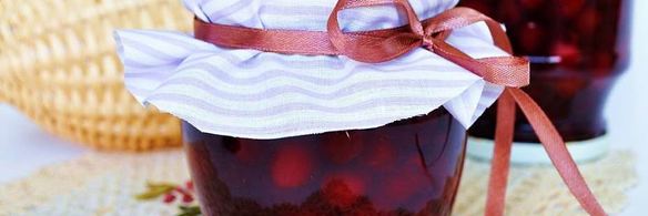 варенье из войлочной вишни