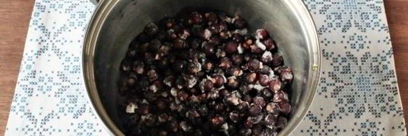 варенье из замороженной черной смородины