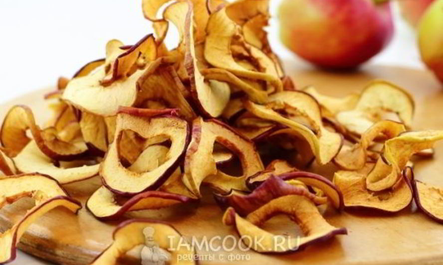 Рецепт яблок сушеных в духовке на зиму