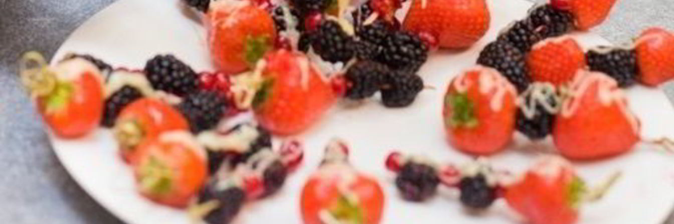 Ягоды в белом шоколаде