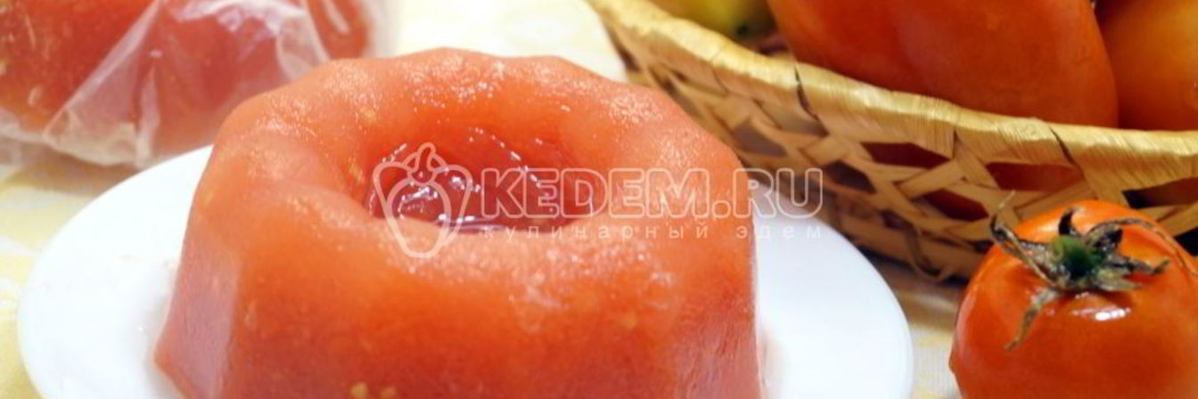 Замороженные помидоры Пюре в формах