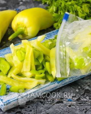 Заморозка болгарского перца на зиму