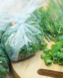 Заморозка зелени на зиму
