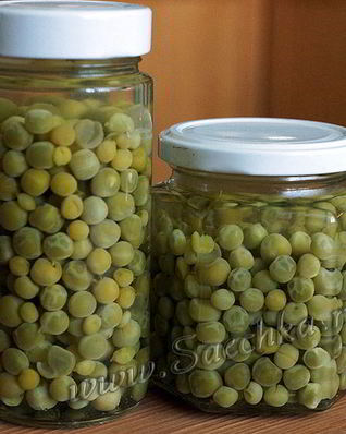 Зеленый горошек на зиму