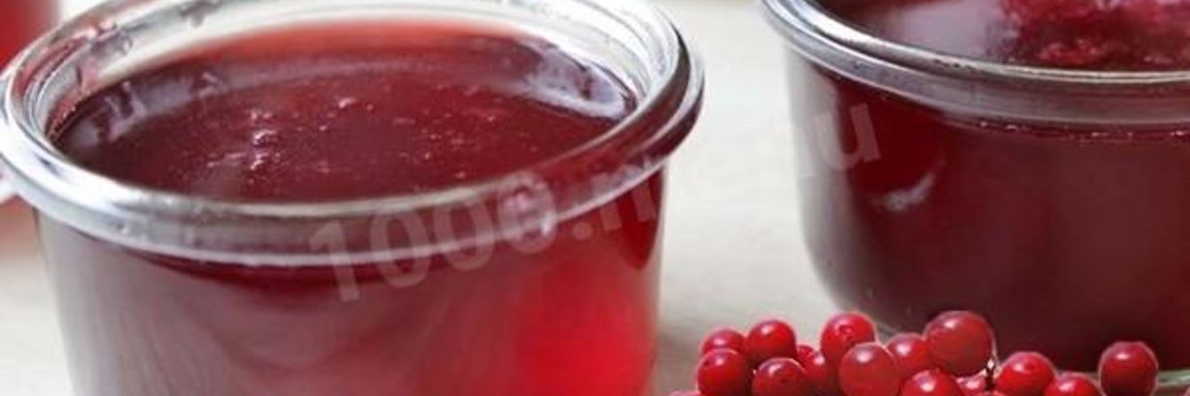 Желе из калины на зиму