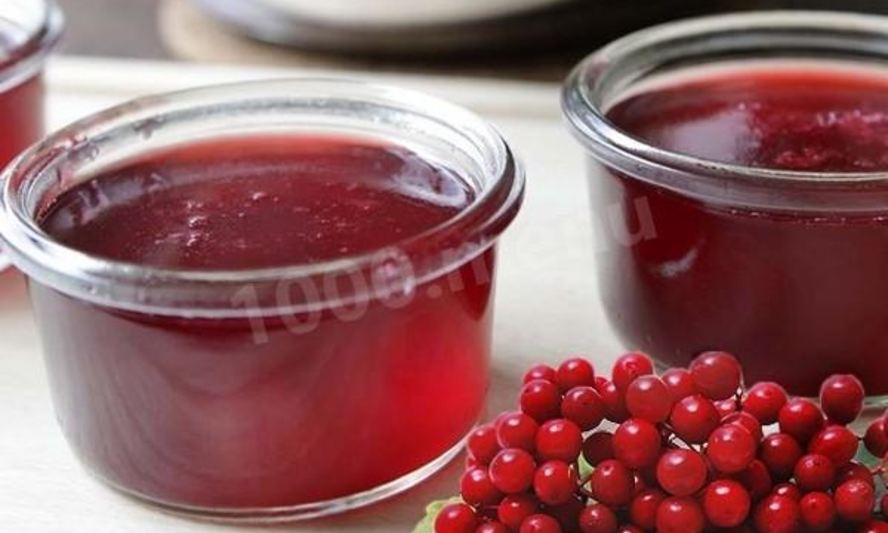 Рецепт желе из калины на зиму