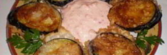 баклажаны в кляре с помидорами