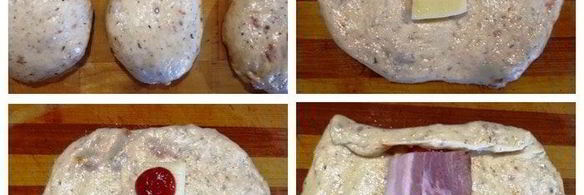 баварские бутерброды-булочки с колбасой