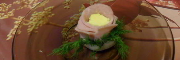 бутерброд букетик