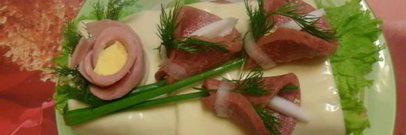 бутерброд букетик