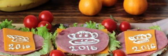 бутерброд обезьянка