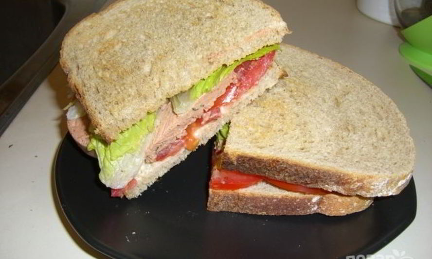 Рецепт бутерброда с колбасой