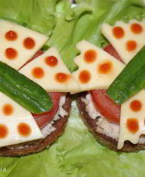 Бутерброд с куриной начинкой