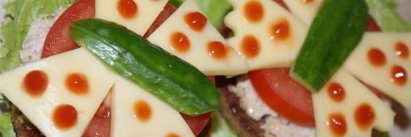 бутерброд с куриной начинкой