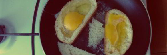 бутерброд с яйцом