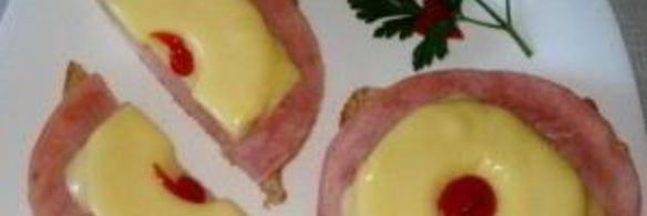 бутерброды с ананасом