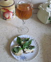 Бутерброды с козьим сыром