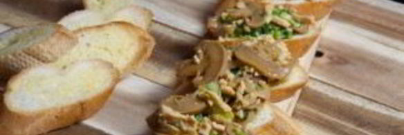 бутерброды с курицей и шампиньонами