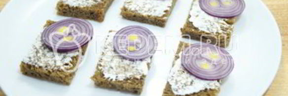 бутерброды с сельдью