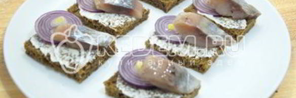 бутерброды с сельдью