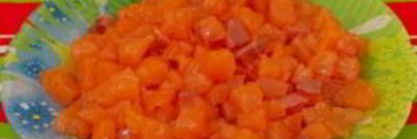 бутерброды с семгой и красной икрой