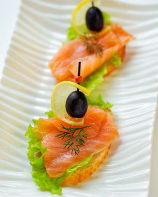 Бутерброды с семгой