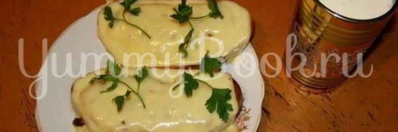 Бутерброды с яйцом, майонезом, чесноком и сыром