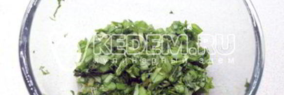 бутерброды с зеленью и творожным сыром