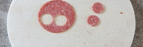 детский бутерброд клоун