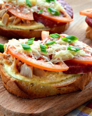 Горячие бутерброды с кальмарами