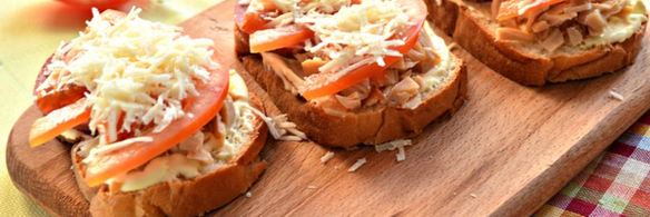 горячие бутерброды с кальмарами