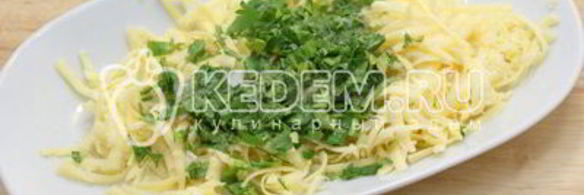 горячие бутерброды с сыром и зеленью