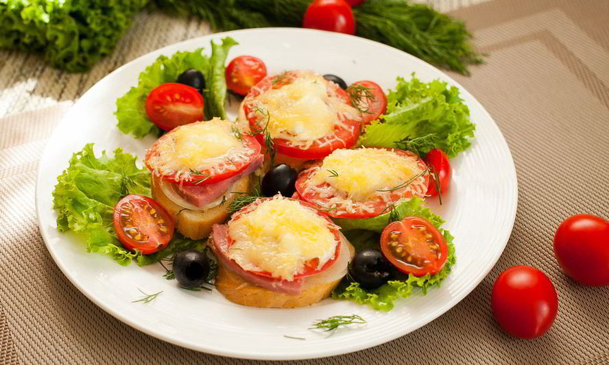 Рецепт горячих бутербродов в микроволновке