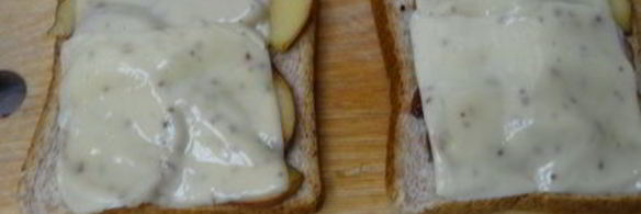 горячий бутерброд яблочное утро