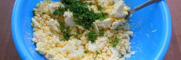 намазка для бутербродов из вареных желтков и плавленого сыра