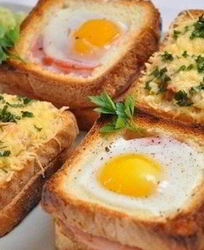 Необычные бутерброды в духовке к завтраку