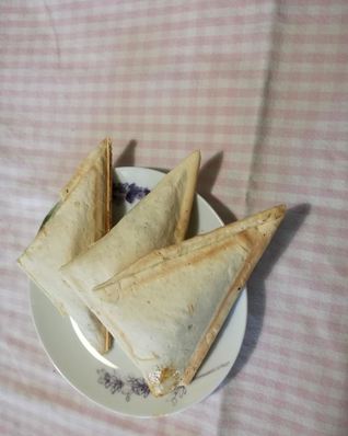 Яблочные пирожки из лаваша в бутерброднице