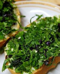 Зеленые бутерброды