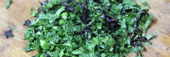 зеленые бутерброды