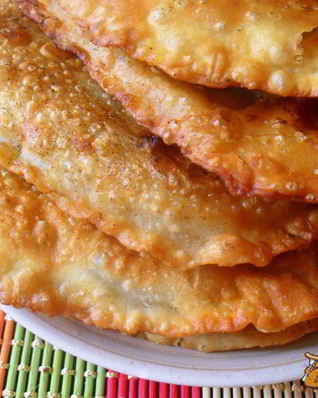 Чебуреки из заварного теста
